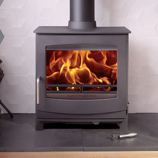 Woodwarm Fireview Eco Contemporary Multi Fuel Stove - 5kW
