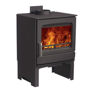 Woodwarm Fireview Eco Traditional Logstore Multi Fuel Stove - 9kW