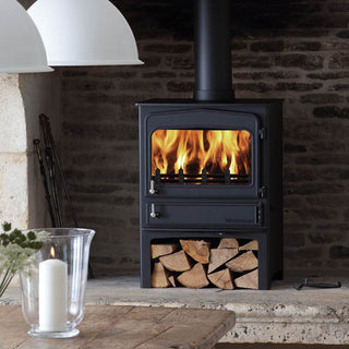 Woodwarm Fireview Eco Vintage Logstore Multi Fuel Stove – 9kW