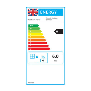 Woodwarm Phoenix Fireblaze Eco Convector Tall Stove - 6kW