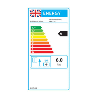 Woodwarm Phoenix Fireblaze Eco Tall Multi Fuel Stove - 6kW