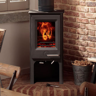 Woodwarm Phoenix Firewren Eco Tall Multi Fuel Stove - 4kW