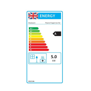 Woodwarm Phoenix Firegem Eco Tall Multi Fuel Stove - 5kW