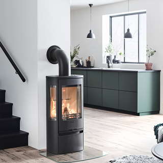 Contura 856 Style Wood Burning Stove Black - 5kW