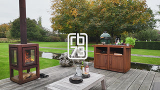RB73 BBQuar Outdoor Kitchen Set Up