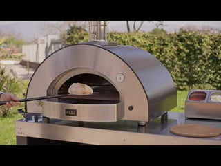 Alfa Classico 4 Pizze Hybrid Pizza Oven - Ardesia Grey video