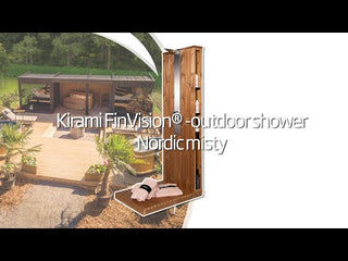 Kirami finvision misty outdoor shower video