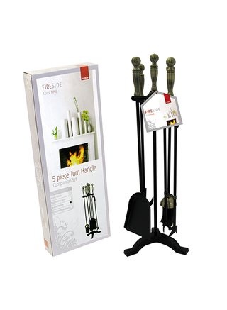 Turn Handle Companion Set - Black Pewter